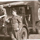 Pte Tony Pugh & driver - Reception BMH Berlin 1952